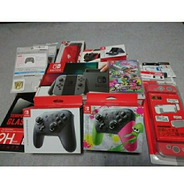 買取り実績 Switch Nintendo - スマブラ + スプラトゥーン2 + フル