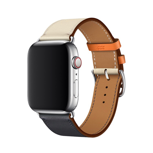 Apple Watch(アップルウォッチ)のApple Watch Hermès シンプルトゥールレザーストラップ 値下げ中 メンズの時計(レザーベルト)の商品写真