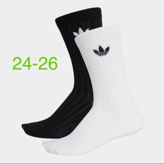 アディダス(adidas)のアディダス ソックス 24-26 トレフォイル(ソックス)