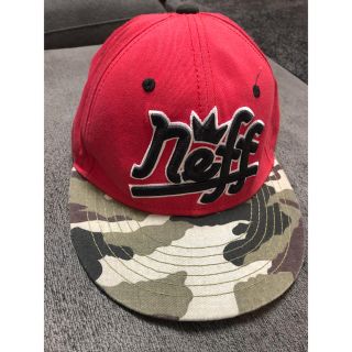 ネフ(Neff)の★NEFF キャップ★レッド&迷彩‼︎　最終SALE(キャップ)