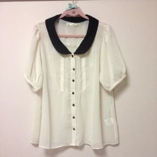 マジェスティックレゴン(MAJESTIC LEGON)のシフォンブラウス♡(シャツ/ブラウス(半袖/袖なし))