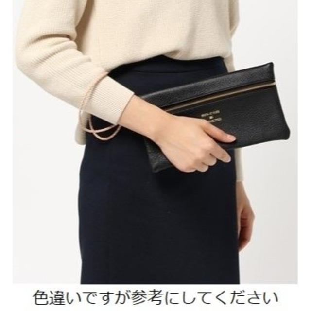 DEUXIEME CLASSE(ドゥーズィエムクラス)の新品　YOUNG & OLSEN　日本製　牛革　レザー　ポーチ　クラッチ バッグ レディースのバッグ(クラッチバッグ)の商品写真