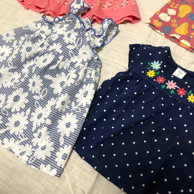 carter's(カーターズ)の女児 ベビー 80cm 夏服 4点セット キッズ/ベビー/マタニティのベビー服(~85cm)(Ｔシャツ)の商品写真