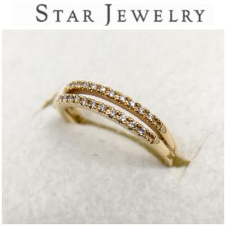 スタージュエリー(STAR JEWELRY)の星太様専用 スタージュエリー K18YG ダイヤモンド ピンキーリング 0.05(リング(指輪))