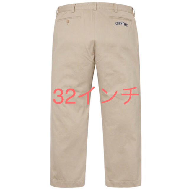 Supreme - 32 supreme arc logo chino pant 19SS チノパンの通販 by ...