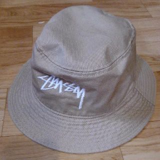 ステューシー(STUSSY)のSTUSSY コットン バケットハット S/Mサイズ(ハット)