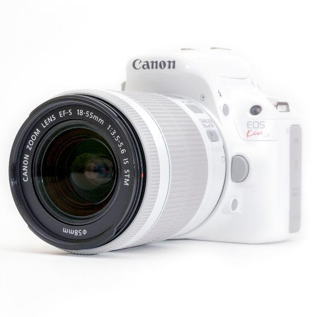 ☆ホワイト美品 Canon EOS Kiss X7 ダブルレンズキット2