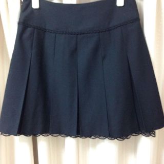 レッセパッセ(LAISSE PASSE)の美品♡レッセパッセ 黒プリーツスカート(ミニスカート)