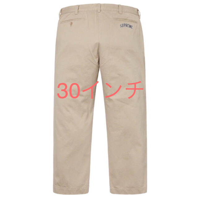 専用 30 supreme arc logo chino pant 19SS