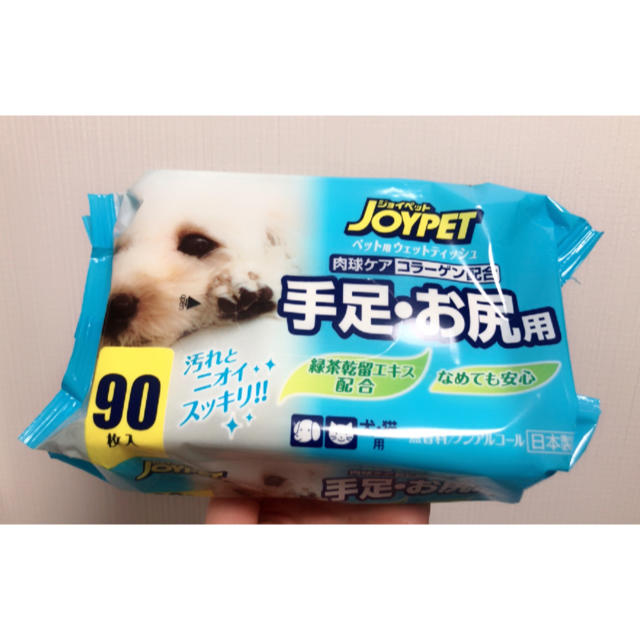 ペット用ウエットティッシュ 90枚入り×2 その他のペット用品(犬)の商品写真