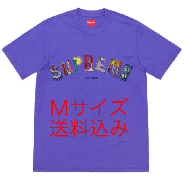 Supreme city arc tee Dusty Purpleメンズ