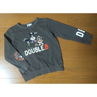 ダブルビー(DOUBLE.B)のミキハウス ダブルビー☆薄手トレーナー/110◆ミリタリーチーム(Tシャツ/カットソー)