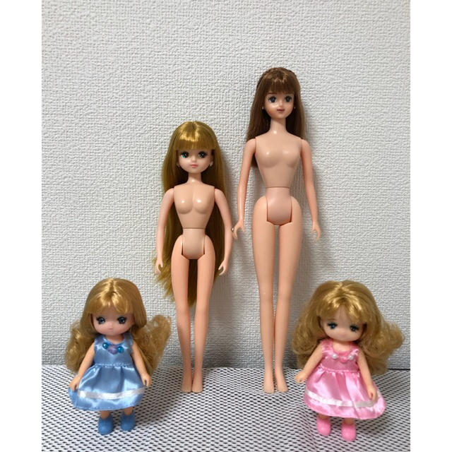 リカちゃんシリーズ（まとめて4体） キッズ/ベビー/マタニティのおもちゃ(ぬいぐるみ/人形)の商品写真