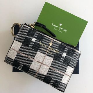 ケイトスペードニューヨーク(kate spade new york)のケイトスペード☆コインケース  キーリング付き☆美品(コインケース)