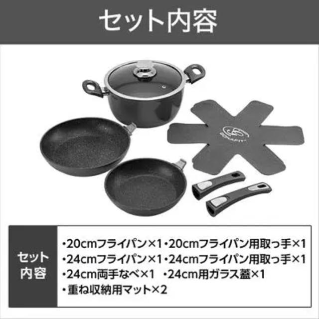 新品 ネオフィット フライパンなべセット ショップジャパン