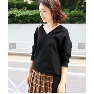 イエナ(IENA)のaki様専用☆IENA コットンストレッチ コクーンVネック袖付きプルオーバー (Tシャツ(長袖/七分))