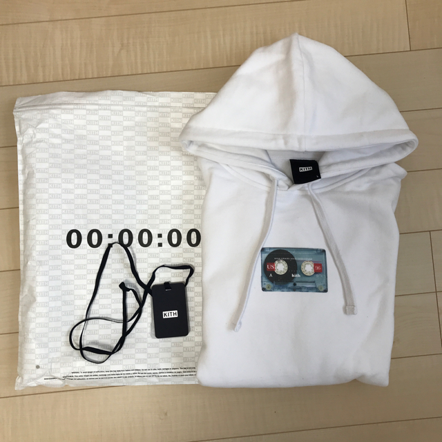 kith cassette foodie Lキスパーカー