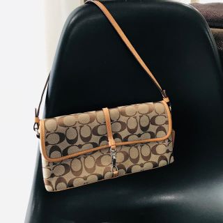 コーチ(COACH)の☆コーチ シグネチャー クリップ デミ ポーチ☆(ショルダーバッグ)