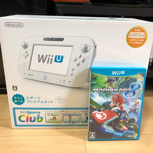 WiiU本体(32GB)+マリオカート8セット 極美品 - 家庭用ゲーム機本体