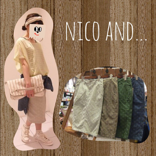 ニコアンド(niko and...)のnico and..新品ドットスカート(ひざ丈スカート)