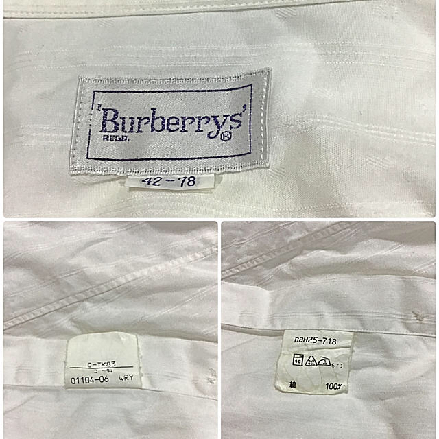 BURBERRY(バーバリー)のLindietro様専用 バーバリー ワイシャツ  長袖 メンズのトップス(シャツ)の商品写真