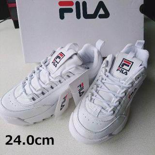 フィラ(FILA)のFILA DISRUPTOR2 24.0cm（フィラ ディスラプター2）(スニーカー)