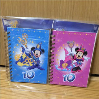 ディズニー(Disney)のディズニーシー10周年限定ノートセット(ノート/メモ帳/ふせん)