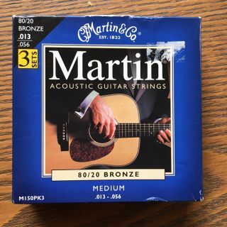 マーティン(Martin)のマーチン  ミディアム弦  3セット     80/20  0.13〜0.56(その他)