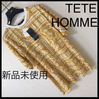 テットオム(TETE HOMME)の◆新品未使用◆TETE HOMME テットオム◆ネイティブ リンガーTシャツ M(Tシャツ/カットソー(半袖/袖なし))