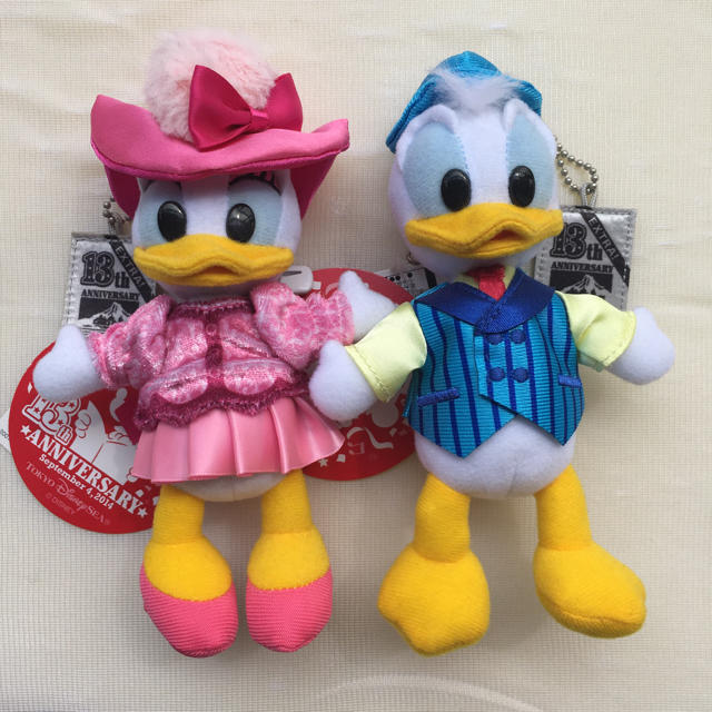 Disney - ディズニーシー 13周年 ぬいぐるみバッジ セットの通販 Disney - ディズニーシー 13周年 ぬいぐるみバッジ セットの通販
