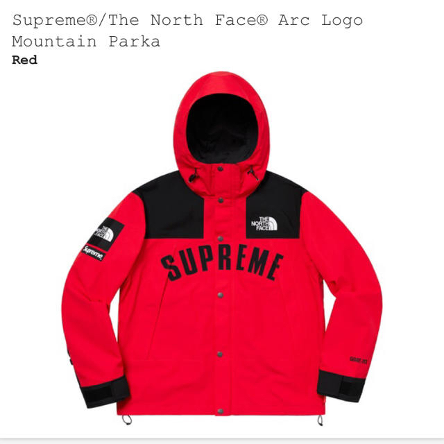 Supreme®/The North Face® マウンテンパーカ 赤 Lサイズ