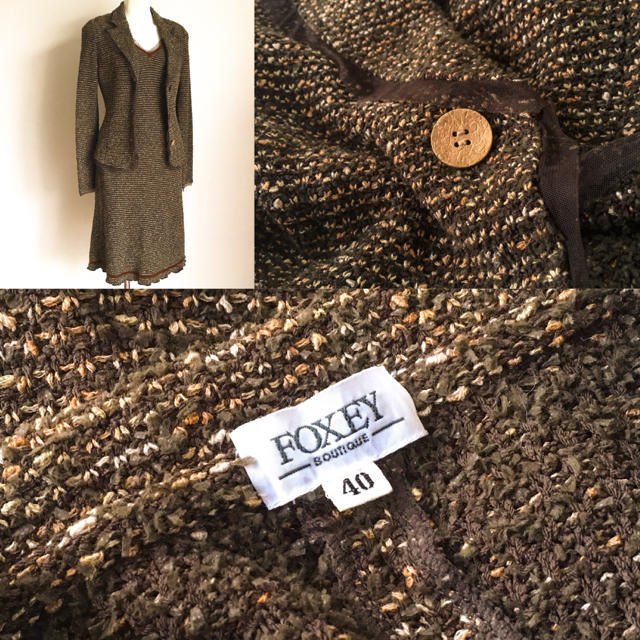 人気商品】 FOXEY - FOXEY BOUTIQUE❤️3WAYジャケ&ワンピSetUp