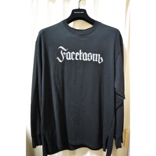 ファセッタズム(FACETASM)のFACETASM long sleeve Tシャツ ブラック(Tシャツ/カットソー(七分/長袖))