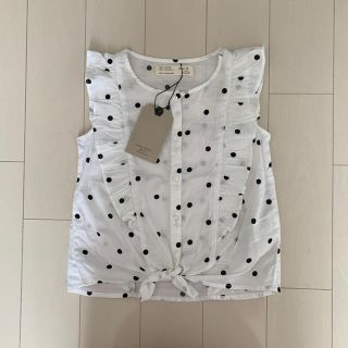 ザラキッズ(ZARA KIDS)の027mummy様 専用 未使用 ZARA 110センチ ドット柄トップス (Tシャツ/カットソー)