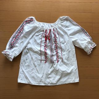 ビューティアンドユースユナイテッドアローズ(BEAUTY&YOUTH UNITED ARROWS)のヨーロッパ古着 VINTAGE刺繍トップス ブラウス(シャツ/ブラウス(長袖/七分))