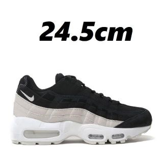 ナイキ(NIKE)の24.5cm 新品 NIKE WMNS AIR MAX 95 アイボリー 黒(スニーカー)