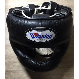ウイニング Winning ヘッドギア フルフェイスタイプ ブラック Lサイズ