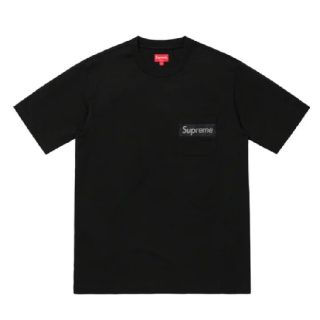 シュプリーム(Supreme)のSupreme Mesh Stripe pocket Tee 黒 M(Tシャツ/カットソー(半袖/袖なし))