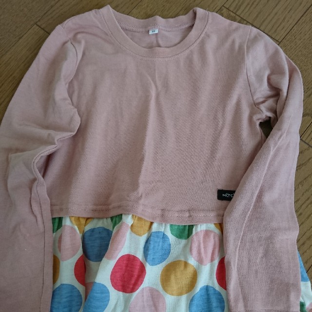 ニッセン(ニッセン)の☆未使用☆長袖カットソー キッズ/ベビー/マタニティのキッズ服女の子用(90cm~)(Tシャツ/カットソー)の商品写真