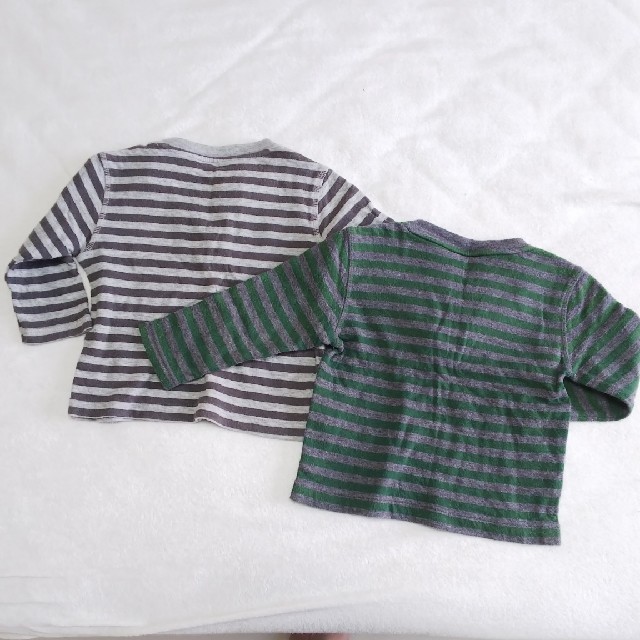 babyGAP(ベビーギャップ)のbabyGap ボーダーロンT ２点セット キッズ/ベビー/マタニティのベビー服(~85cm)(シャツ/カットソー)の商品写真