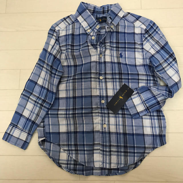 Ralph Lauren(ラルフローレン)の新品 ラルフローレン チェックシャツ  キッズ/ベビー/マタニティのキッズ服男の子用(90cm~)(ブラウス)の商品写真