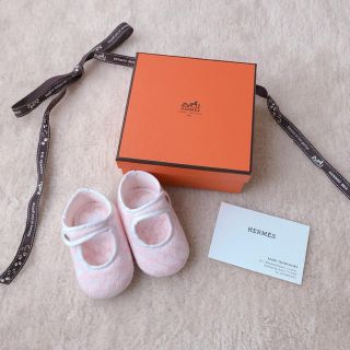 エルメス(Hermes)の【たかちゃん様専用】HERMES ファーストシューズ ピンク(その他)