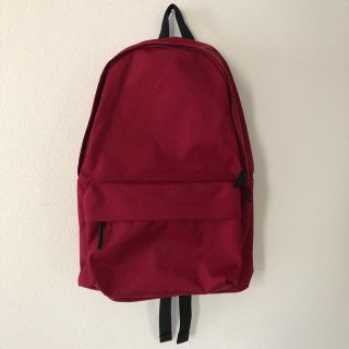 ムジルシリョウヒン(MUJI (無印良品))の赤＊リュック（無印良品）(リュック/バックパック)