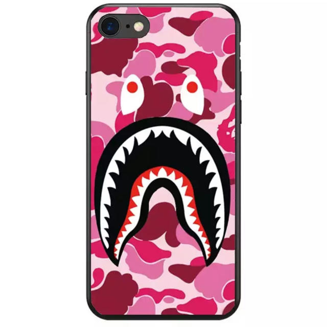 Iphone 6 カバー かっこいい 大人気 Bape Iphoneケース ブランド サメ シリコンの通販 By リツ