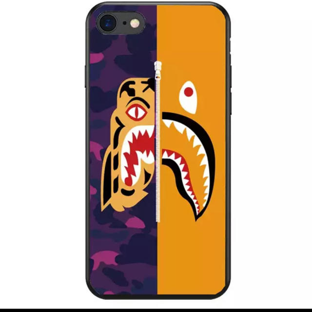 iphone シンプル ケース - 大人気★ BAPE iPhoneケース ブランド サメ シリコンの通販 by リツshop 海外｜ラクマ