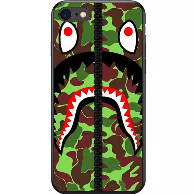 エルメス iPhone8 ケース | 大人気★ BAPE iPhoneケース ブランド サメ シリコンの通販 by リツshop 海外｜ラクマ