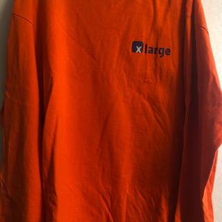 エクストララージ(XLARGE)のXLARGE ロンT長袖 オレンジ(Tシャツ/カットソー(七分/長袖))