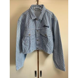 リーバイス(Levi's)のリーバイス ショート丈ビッグサイズ ジージャン デニムジャケット ヒッコリー(Gジャン/デニムジャケット)