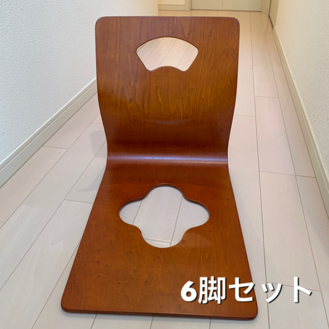 木製座椅子(6脚セット)  値下げ中‼️