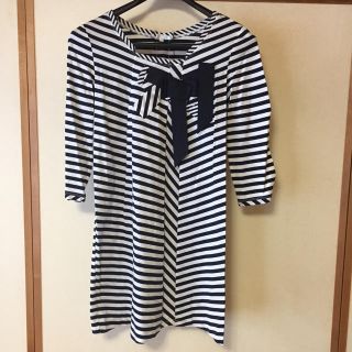 トゥービーシック(TO BE CHIC)のTOBECHIC ボーダーチュニック Ⅱ(チュニック)